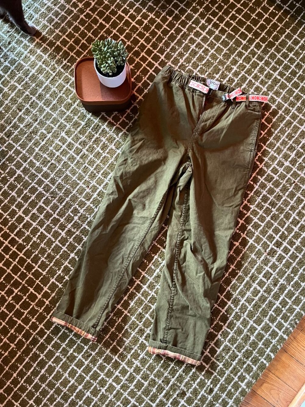Stoic Flannel Lined Belted Pants
